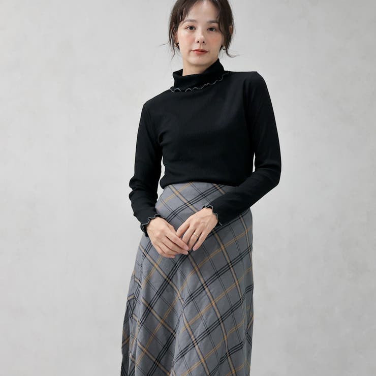 配色メローテレコタートルプルオーバー | FashionBerry | 詳細画像5 