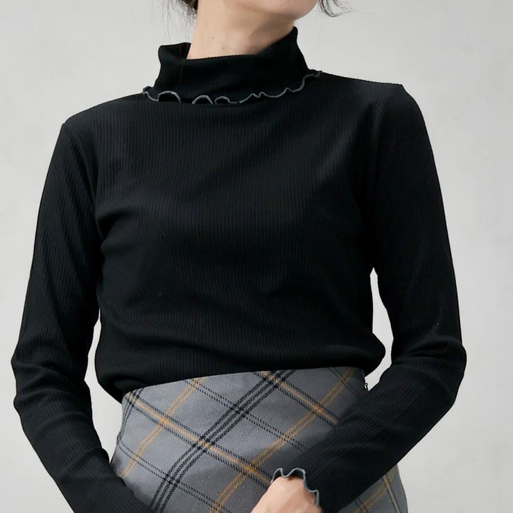 配色メローテレコタートルプルオーバー | FashionBerry | 詳細画像6 
