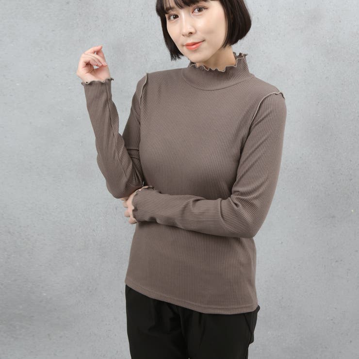 配色メローテレコホルターネックプルオーバー | FashionBerry | 詳細画像22 