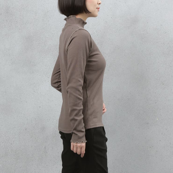 配色メローテレコホルターネックプルオーバー | FashionBerry | 詳細画像23 