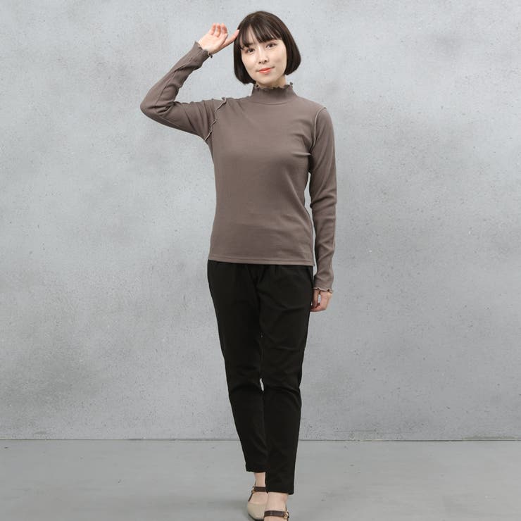 配色メローテレコホルターネックプルオーバー | FashionBerry | 詳細画像24 