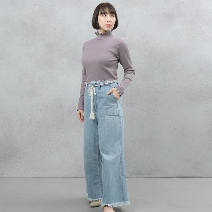 配色メローテレコホルターネックプルオーバー | FashionBerry | 詳細画像26 