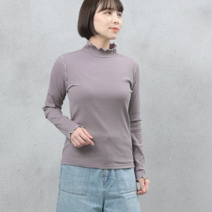 配色メローテレコホルターネックプルオーバー | FashionBerry | 詳細画像27 