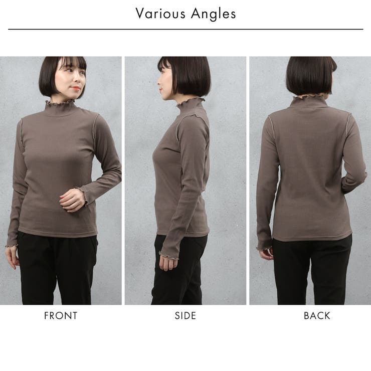 配色メローテレコホルターネックプルオーバー | FashionBerry | 詳細画像29 