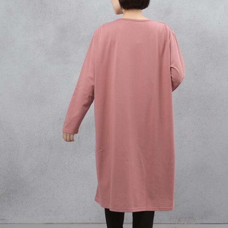 ヘビーウェイトロングスリーブタック使いワンピース | FashionBerry | 詳細画像27 