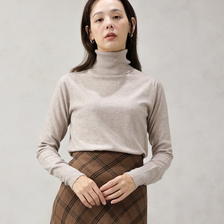 【洗えるニットシリーズ】もちもちニット タートルネックニット | FashionBerry | 詳細画像12 