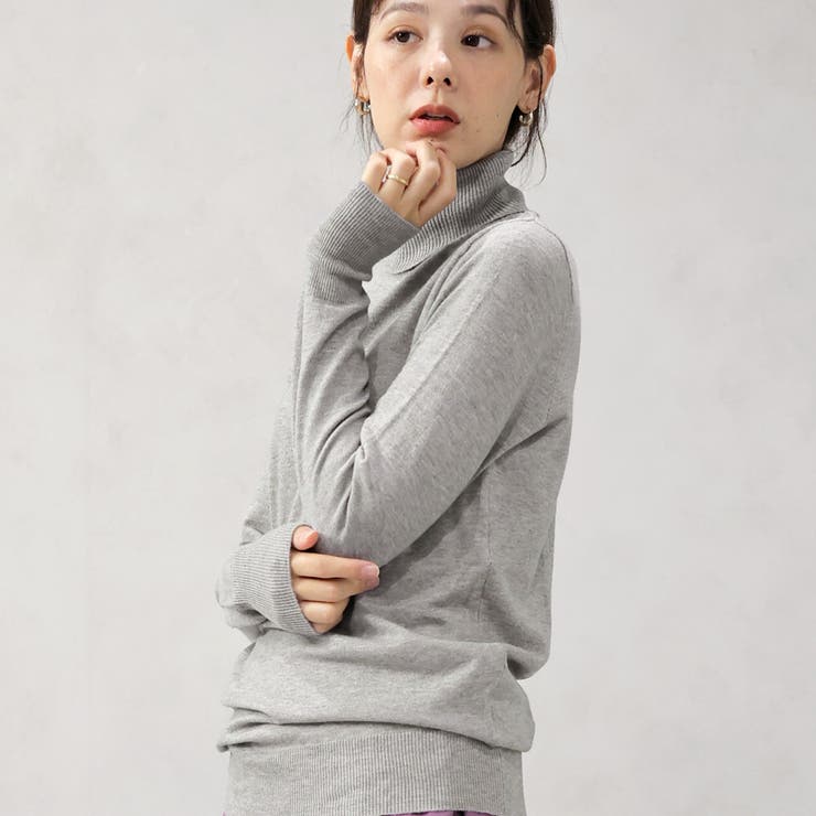 【洗えるニットシリーズ】もちもちニット タートルネックニット | FashionBerry | 詳細画像18 