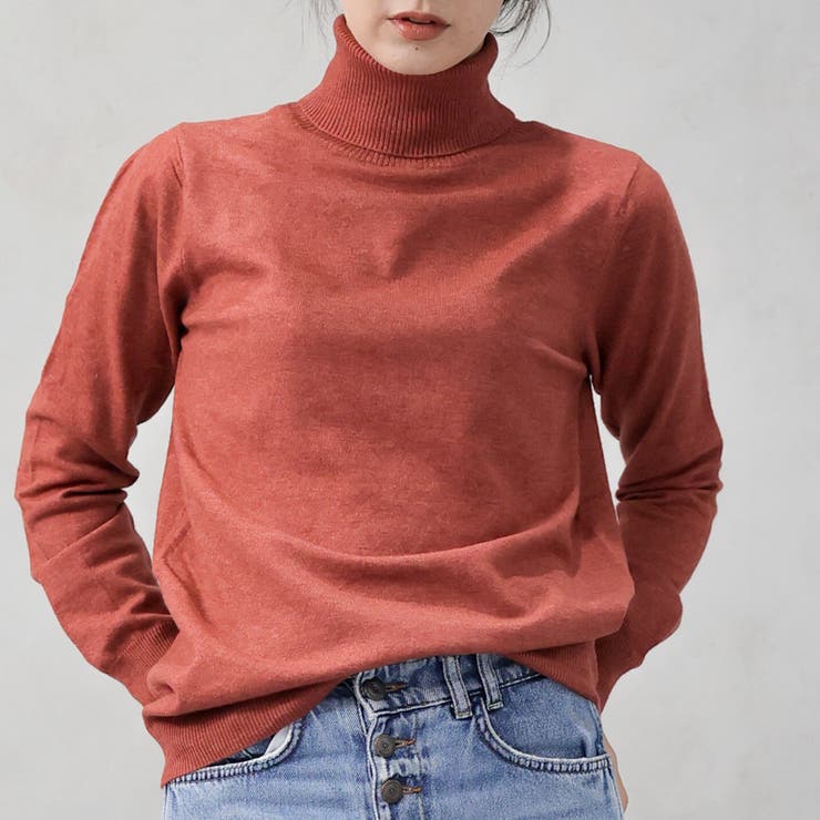 【洗えるニットシリーズ】もちもちニット タートルネックニット | FashionBerry | 詳細画像20 