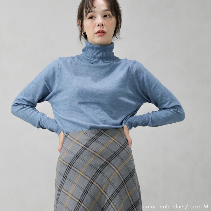 【洗えるニットシリーズ】もちもちニット タートルネックニット | FashionBerry | 詳細画像22 