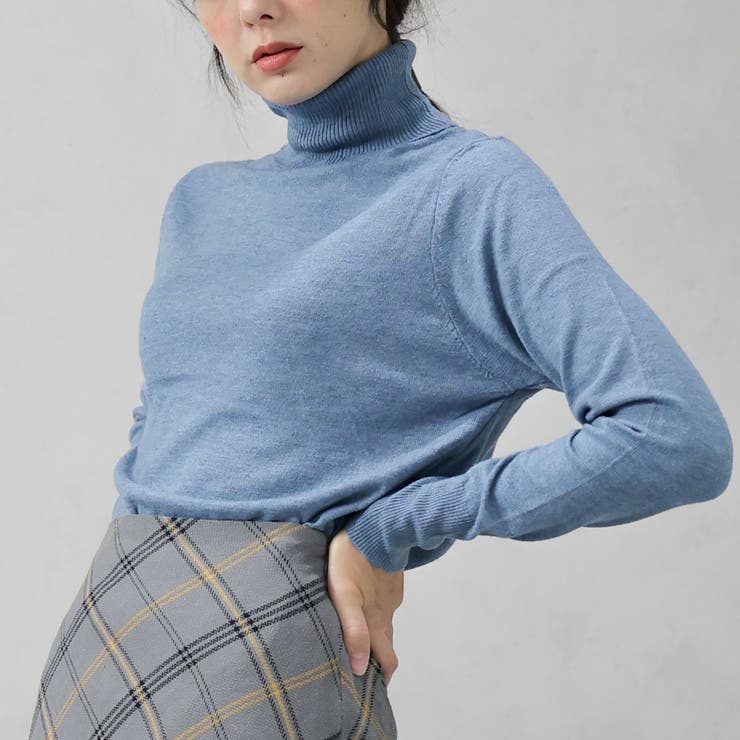 【洗えるニットシリーズ】もちもちニット タートルネックニット | FashionBerry | 詳細画像23 