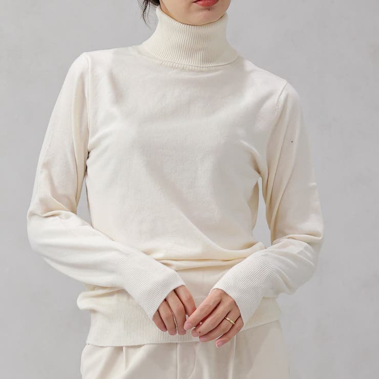 【洗えるニットシリーズ】もちもちニット タートルネックニット | FashionBerry | 詳細画像5 