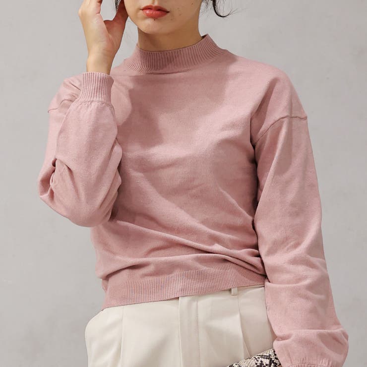 【洗えるニットシリーズ】もちもちニット ドロップショルダークルーネックニット | FashionBerry | 詳細画像29 