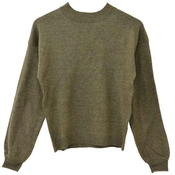 【洗えるニットシリーズ】もちもちニット ドロップショルダークルーネックニット | FashionBerry | 詳細画像40 