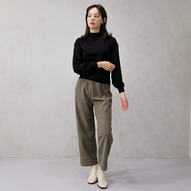 【洗えるニットシリーズ】もちもちニット ドロップショルダークルーネックニット | FashionBerry | 詳細画像5 