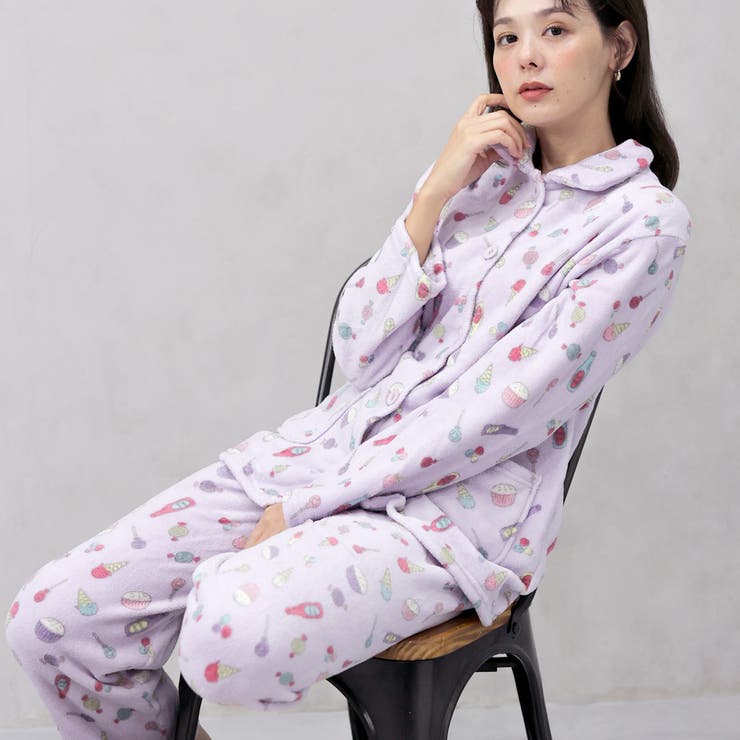 着る毛布！ポップアート もこもこ パジャマ 上下セット | FashionBerry | 詳細画像11 