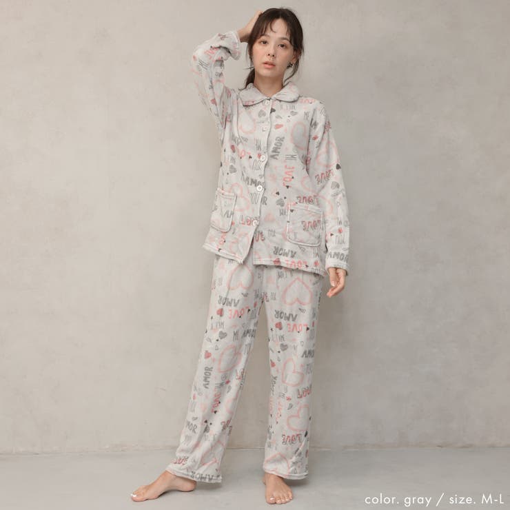 着る毛布！ポップアート もこもこ パジャマ 上下セット | FashionBerry | 詳細画像14 