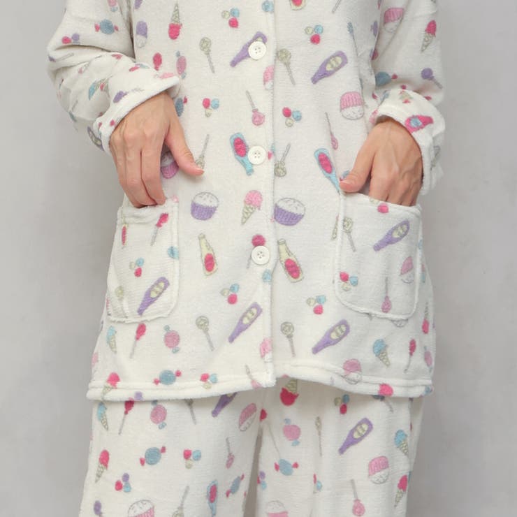着る毛布！ポップアート もこもこ パジャマ 上下セット | FashionBerry | 詳細画像5 