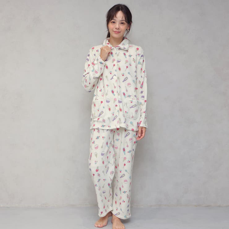 着る毛布！ポップアート もこもこ パジャマ 上下セット | FashionBerry | 詳細画像7 