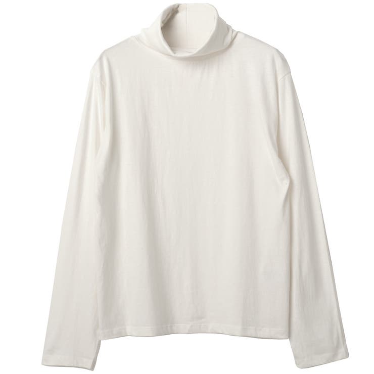 コットン100％フライス素材無地タートルネック長袖Tシャツ | FashionBerry | 詳細画像38 