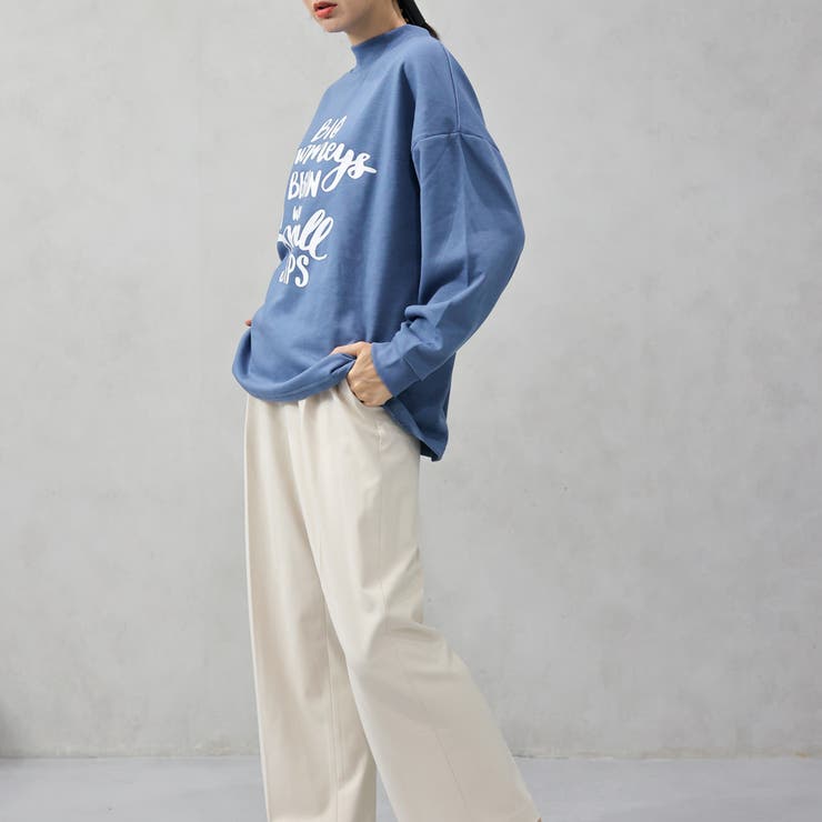 レタリングロゴ ホルターネック 裏起毛 スウェットトレーナー | FashionBerry | 詳細画像17 