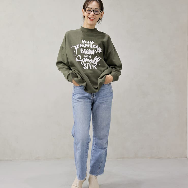 レタリングロゴ ホルターネック 裏起毛 スウェットトレーナー | FashionBerry | 詳細画像21 