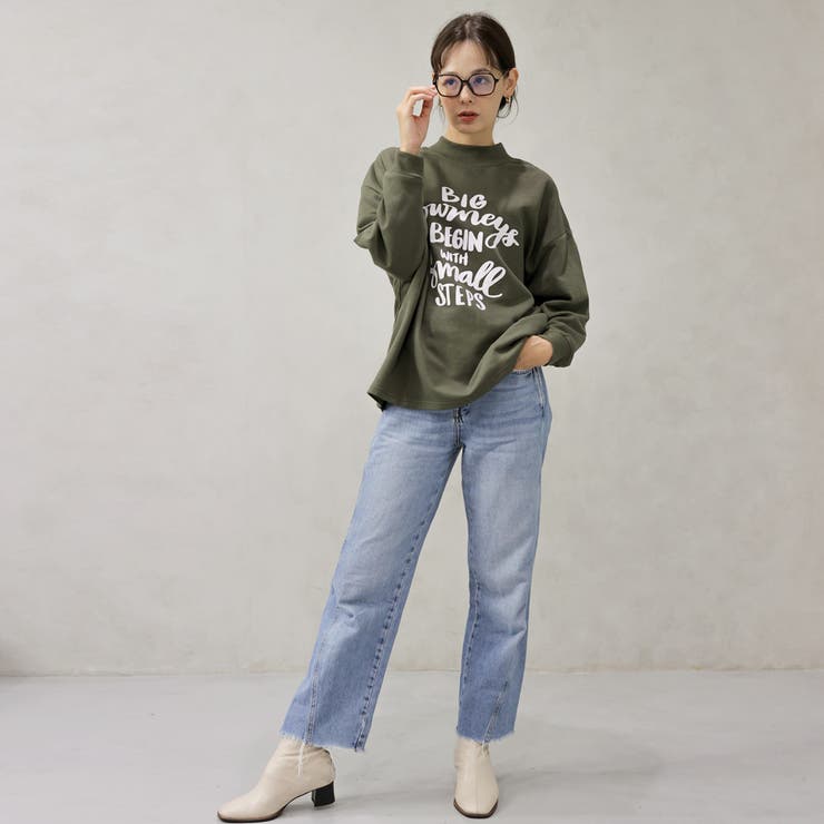 レタリングロゴ ホルターネック 裏起毛 スウェットトレーナー | FashionBerry | 詳細画像23 