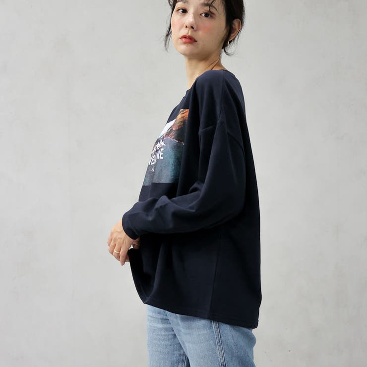 フォトプリント 裏起毛 BIGスウェット | FashionBerry | 詳細画像10 