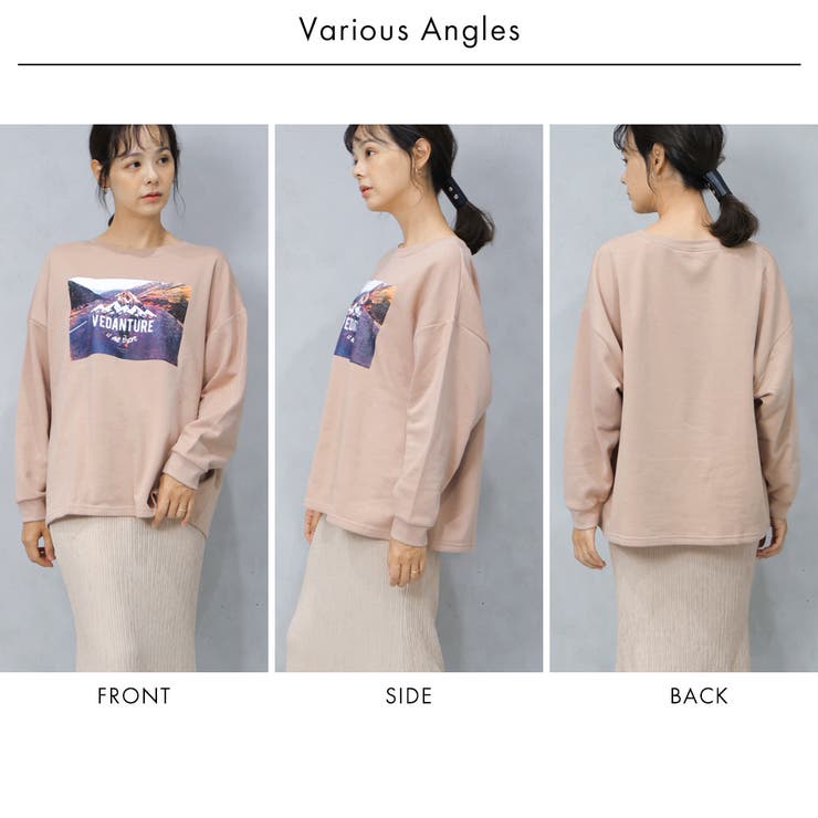フォトプリント 裏起毛 BIGスウェット | FashionBerry | 詳細画像24 