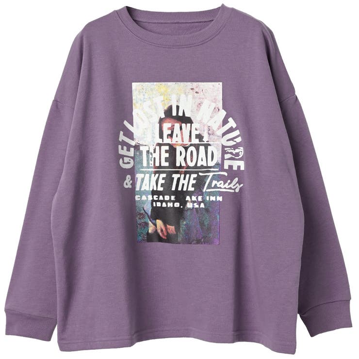 フォトプリント 裏起毛 ビッグシルエットスウェット | FashionBerry | 詳細画像34 