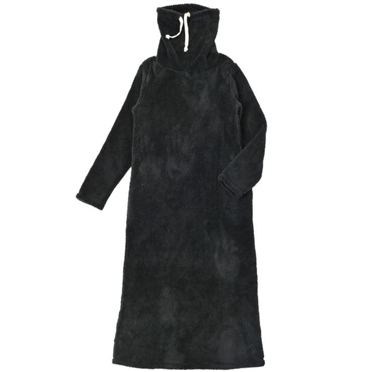 あったかルームウェア 裏起毛 ハイネック ボアワンピース ロング | FashionBerry | 詳細画像21 