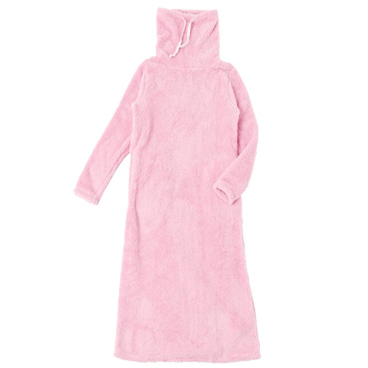 あったかルームウェア 裏起毛 ハイネック ボアワンピース ロング | FashionBerry | 詳細画像24 