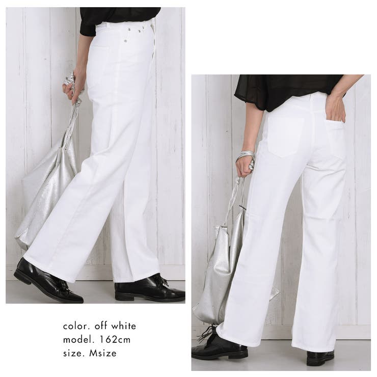 ハイウエストストレートホワイトジーンズ | FashionBerry | 詳細画像17 