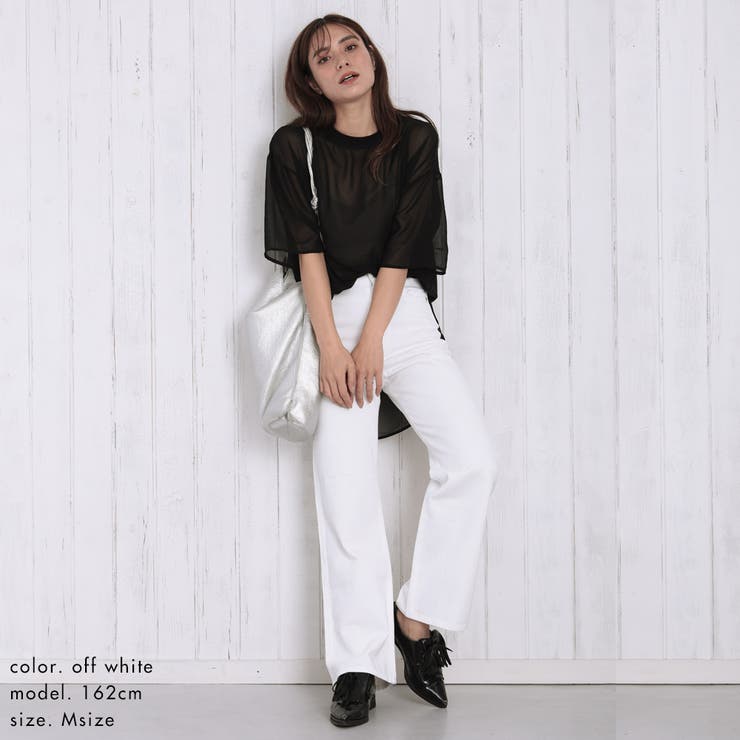 ハイウエストストレートホワイトジーンズ | FashionBerry | 詳細画像18 