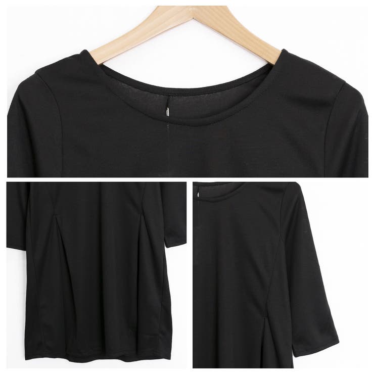 タックフレアAラインチュニックワンピース | FashionBerry | 詳細画像17 