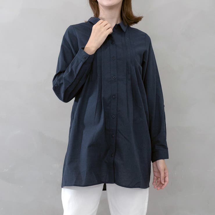 フロントピンタックシャツチュニック | FashionBerry | 詳細画像25 