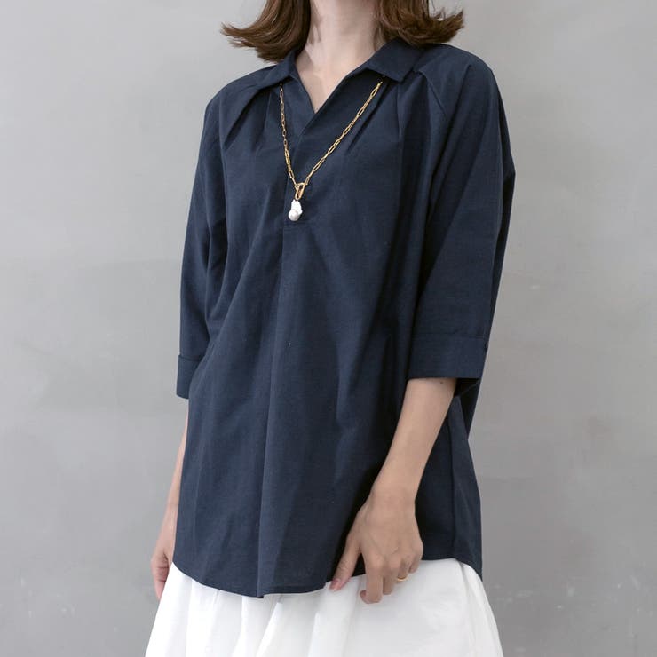 スキッパーシャツチュニック  | FashionBerry | 詳細画像25 