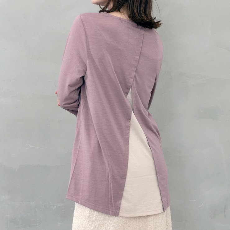 バックスリットレイヤードトップス | FashionBerry | 詳細画像23 