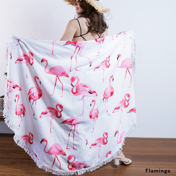 ラウンドビーチマット タオルケット バスタオル 大判 ラグマット | FashionBerry | 詳細画像3 