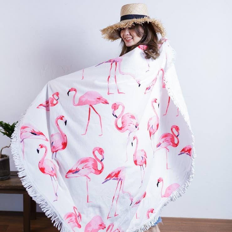 ラウンドビーチマット タオルケット バスタオル 大判 ラグマット | FashionBerry | 詳細画像6 