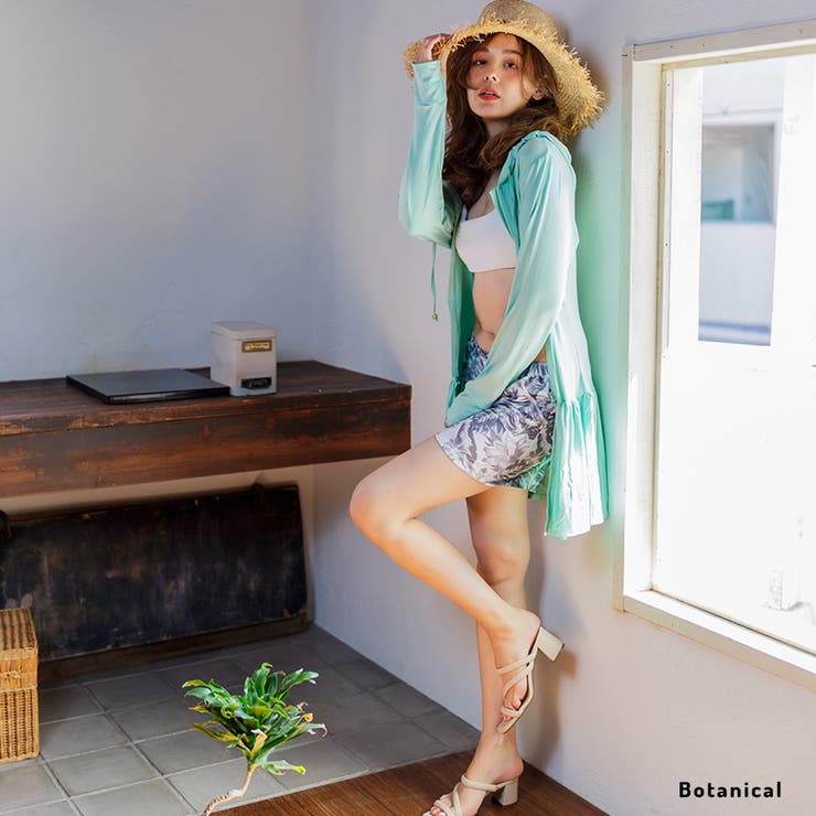 プリント ラッシュガード レディース ショートパンツ  UVカット | FashionBerry | 詳細画像11 