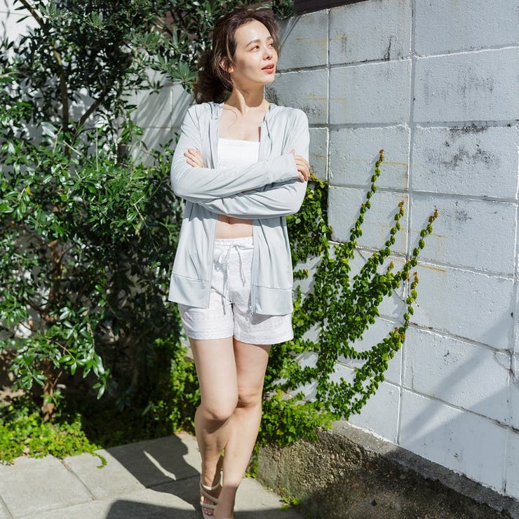 プリント ラッシュガード レディース ショートパンツ  UVカット | FashionBerry | 詳細画像24 