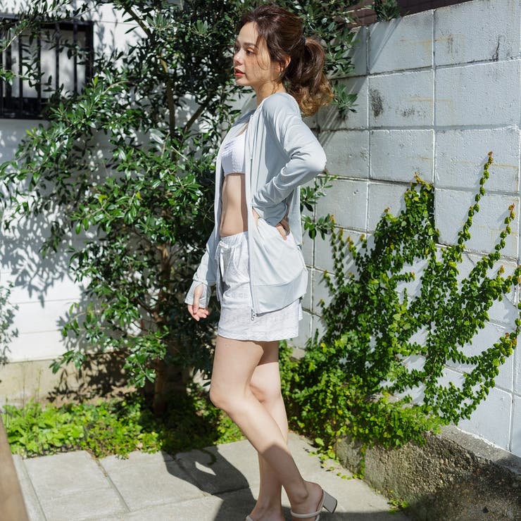 プリント ラッシュガード レディース ショートパンツ  UVカット | FashionBerry | 詳細画像25 