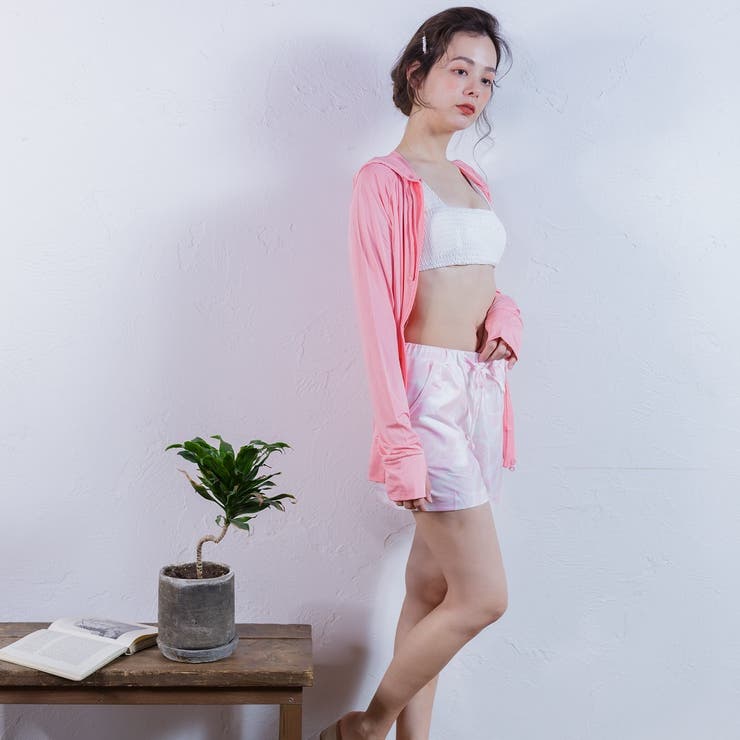 プリント ラッシュガード レディース ショートパンツ  UVカット | FashionBerry | 詳細画像33 