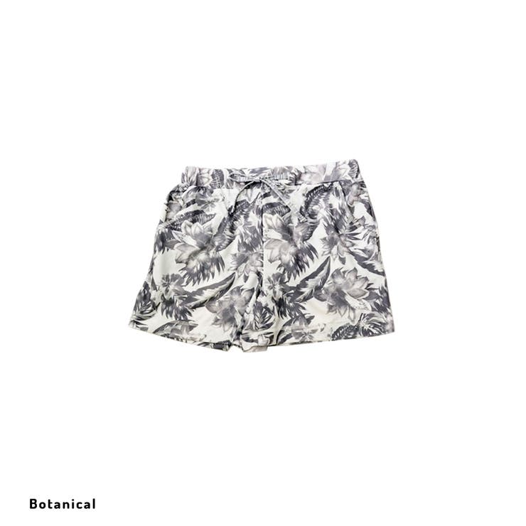 ボタニカル | プリント ラッシュガード レディース ショートパンツ  UVカット | FashionBerry
