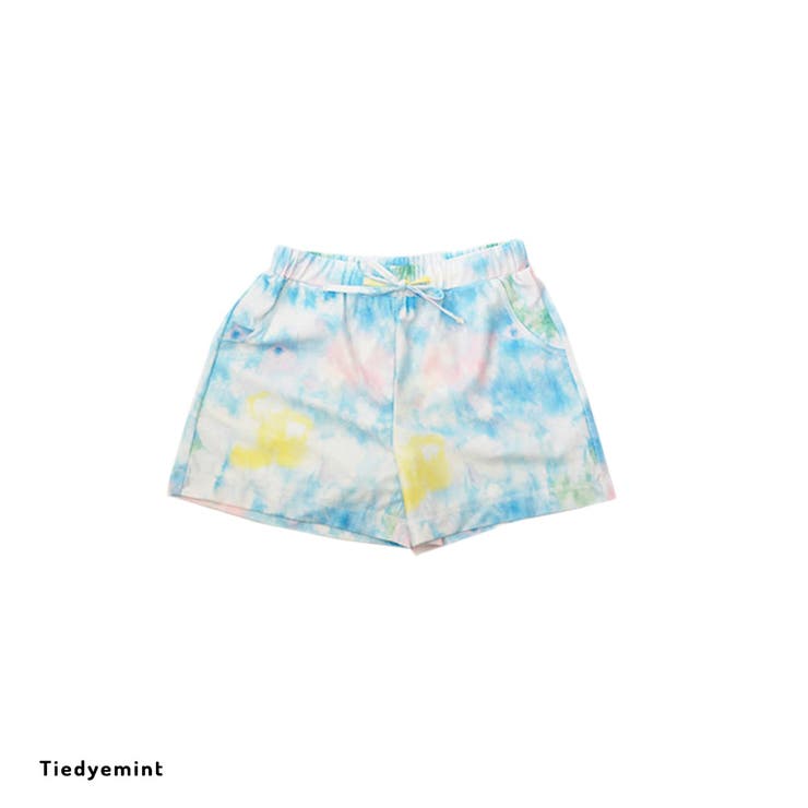 タイダイミント | プリント ラッシュガード レディース ショートパンツ  UVカット | FashionBerry