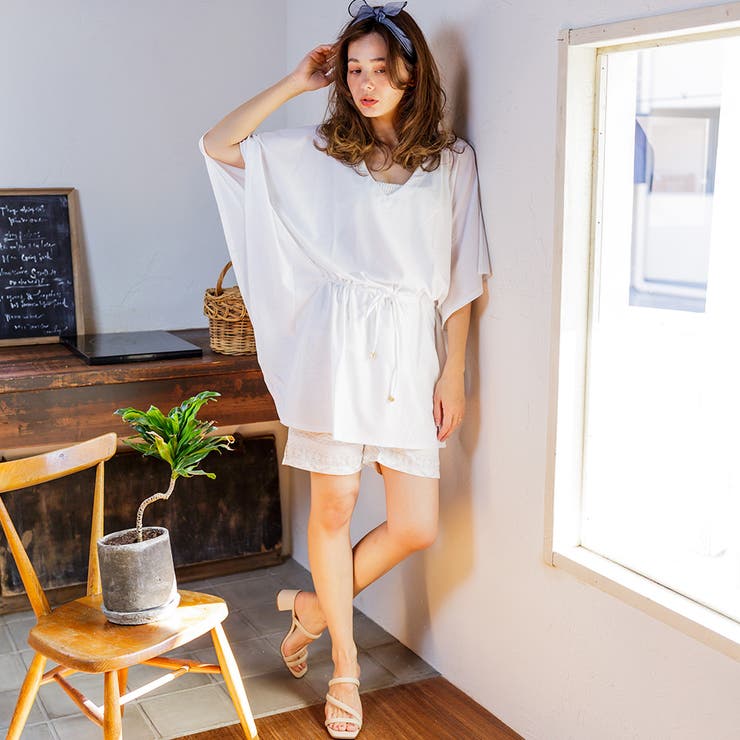 レディース ラッシュガード ドルマンチュニック UVカット | FashionBerry | 詳細画像19 