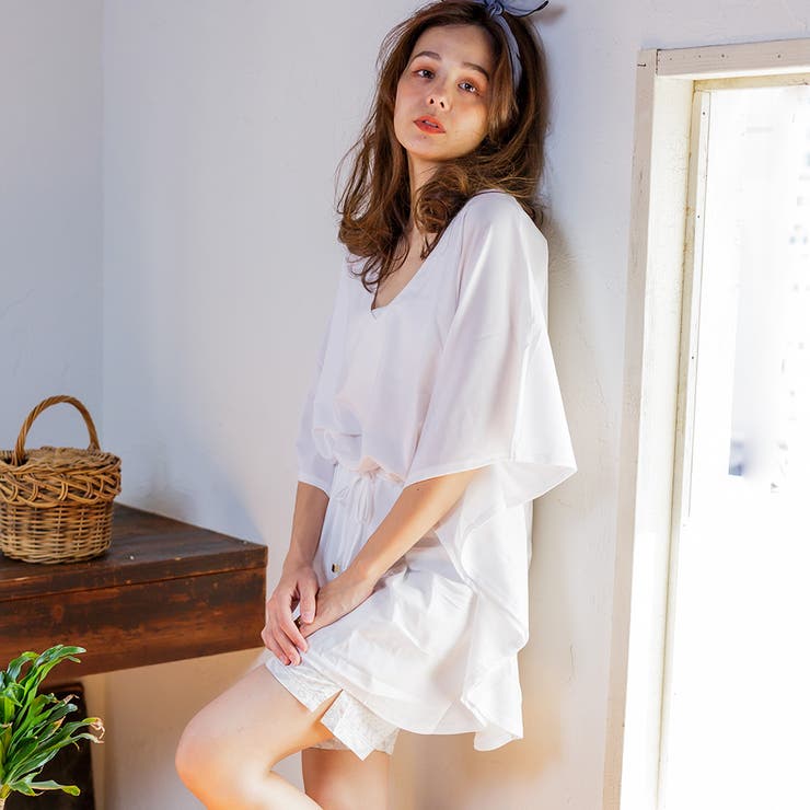 レディース ラッシュガード ドルマンチュニック UVカット | FashionBerry | 詳細画像3 