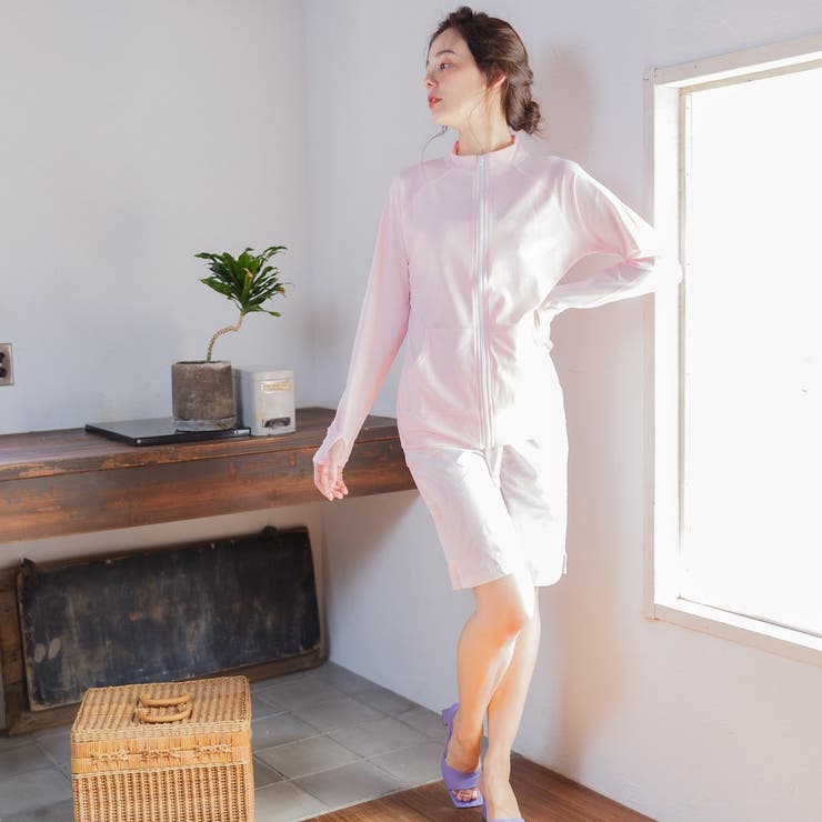 スタンドカラー ラッシュガード レディース UVカット | FashionBerry | 詳細画像13 