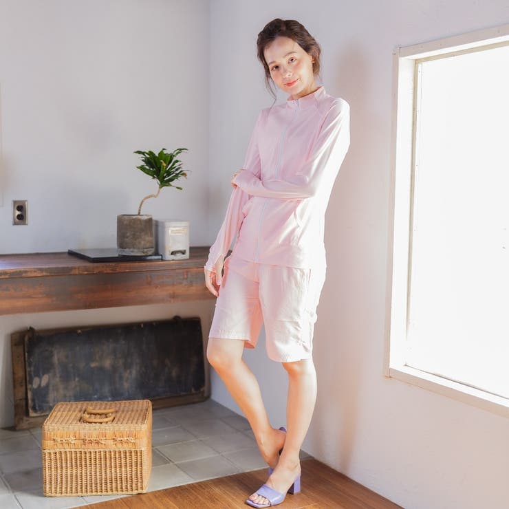 スタンドカラー ラッシュガード レディース UVカット | FashionBerry | 詳細画像15 