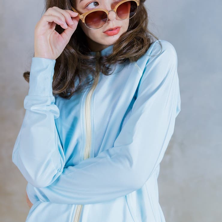 スタンドカラー ラッシュガード レディース UVカット | FashionBerry | 詳細画像19 